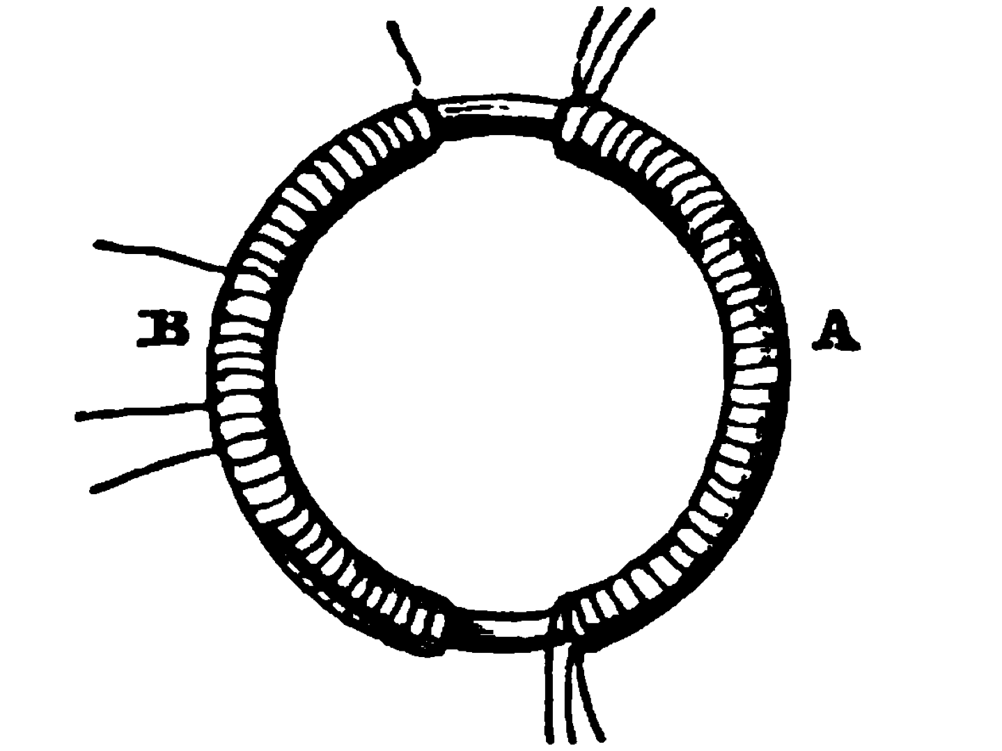 Drawing of Faraday's Apparatus